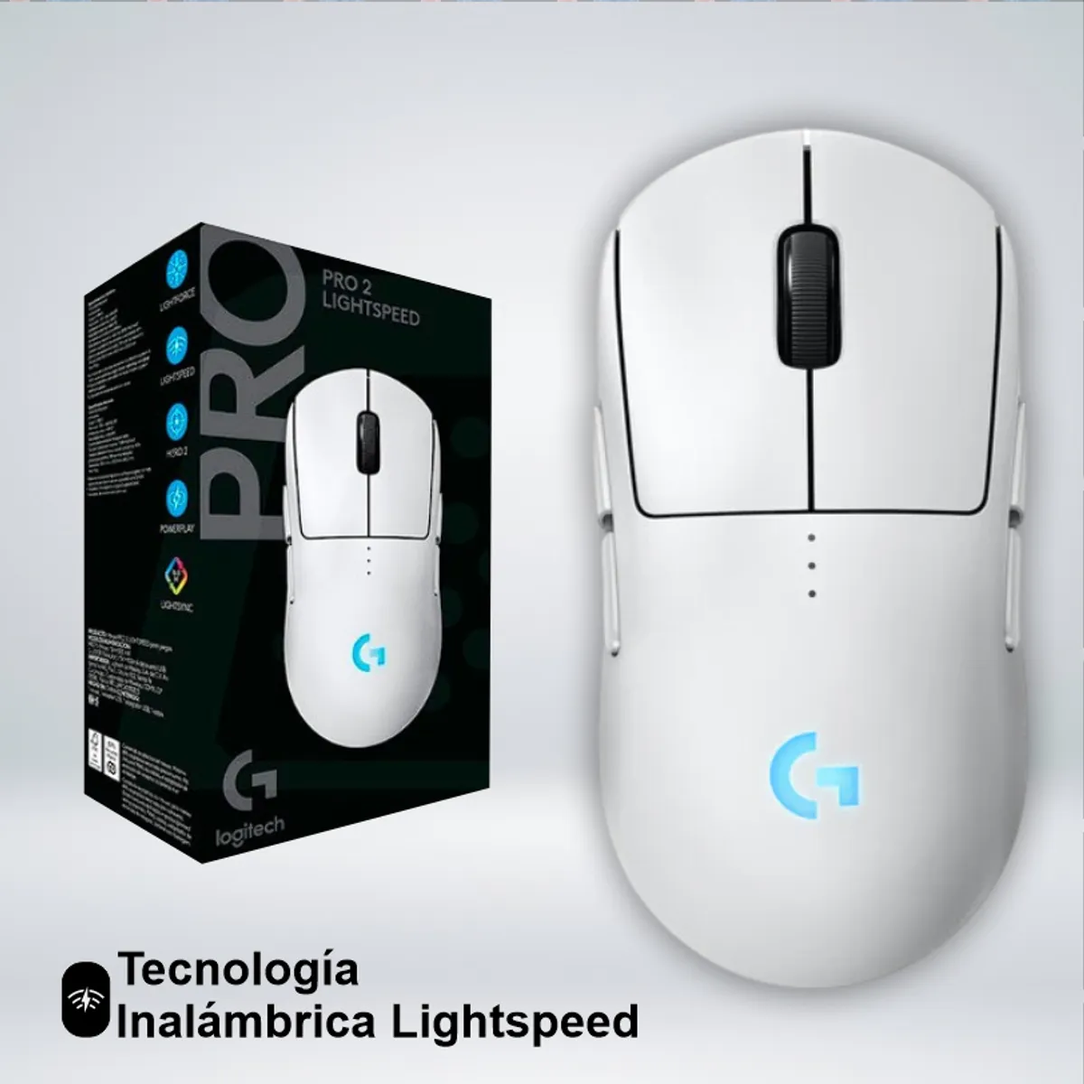 LOGITECH - MOUSE GAMER LOGITECH G PRO 2 SENSOR HERO 2 RGB 44KDPI LIGHTFORCE