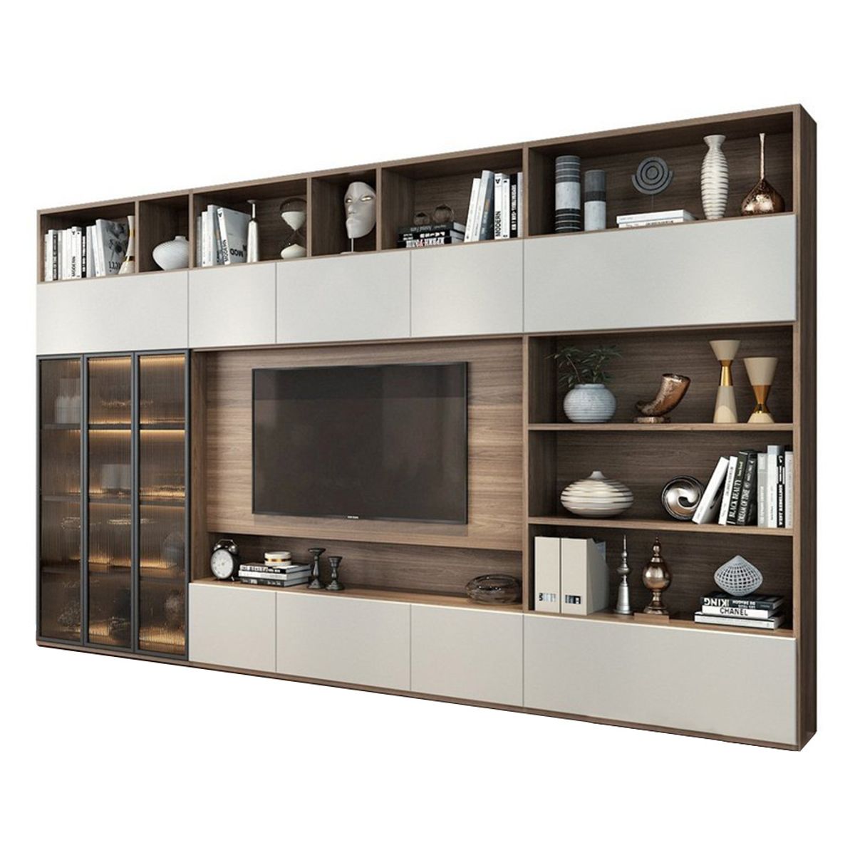 GENERICO - Centro de Entretenimiento Ortiz - Blanco y Marrón