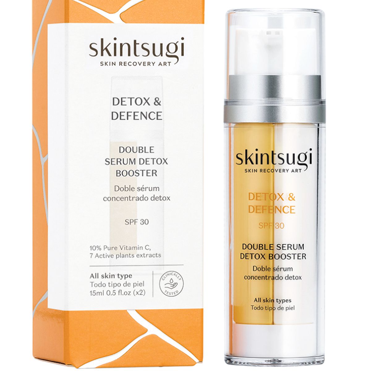SKINTSUGI - Detox Defence - Doble serum detox vitamina C 30ml