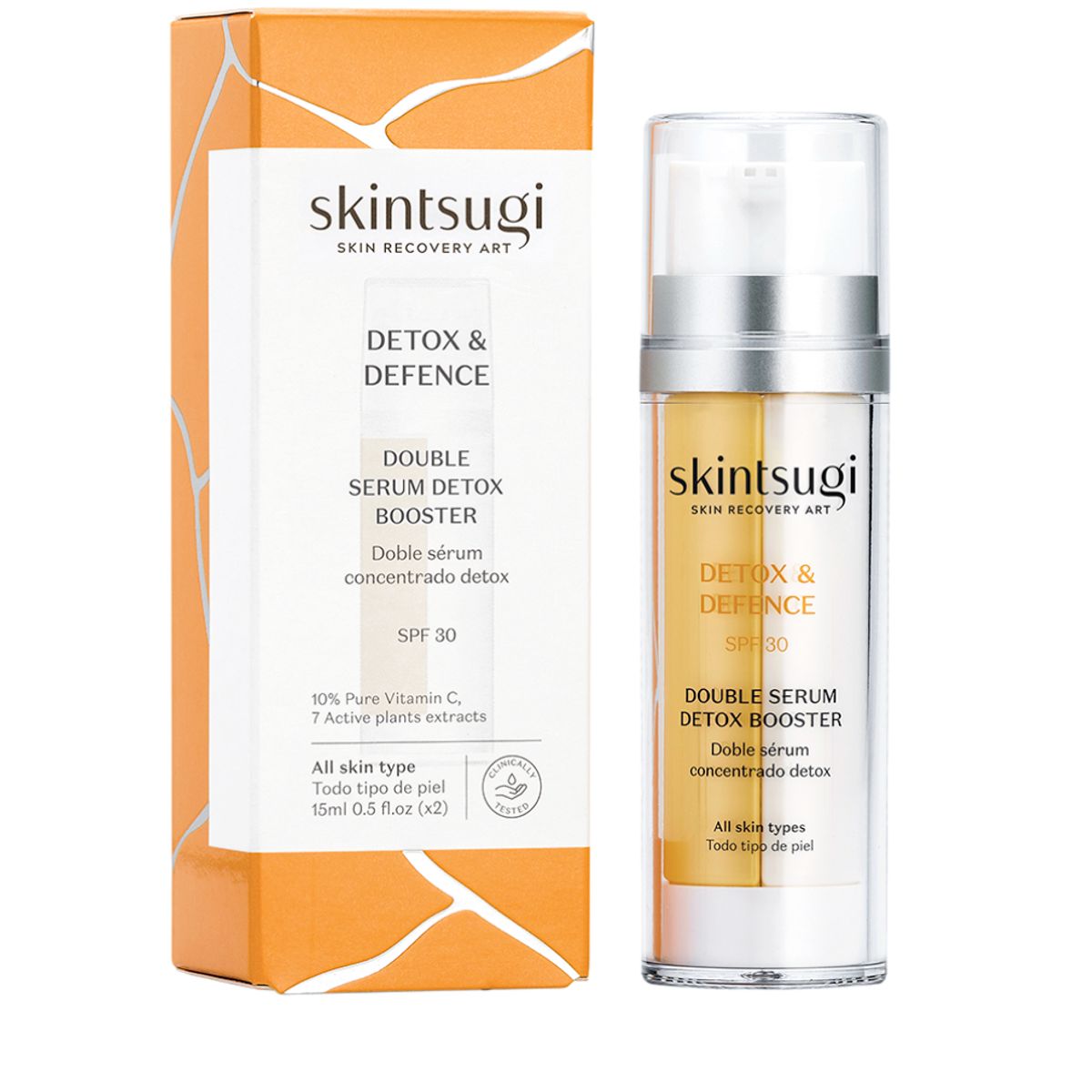 SKINTSUGI - Detox Defence - Doble serum detox vitamina C 30ml