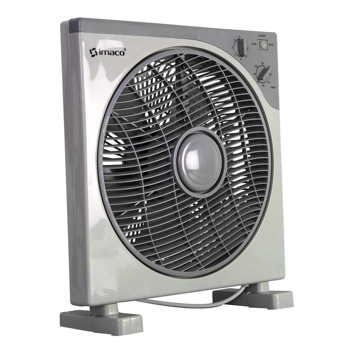 IMACO - Ventilador IVA13 Imaco GRIS + Plancha Electrolux