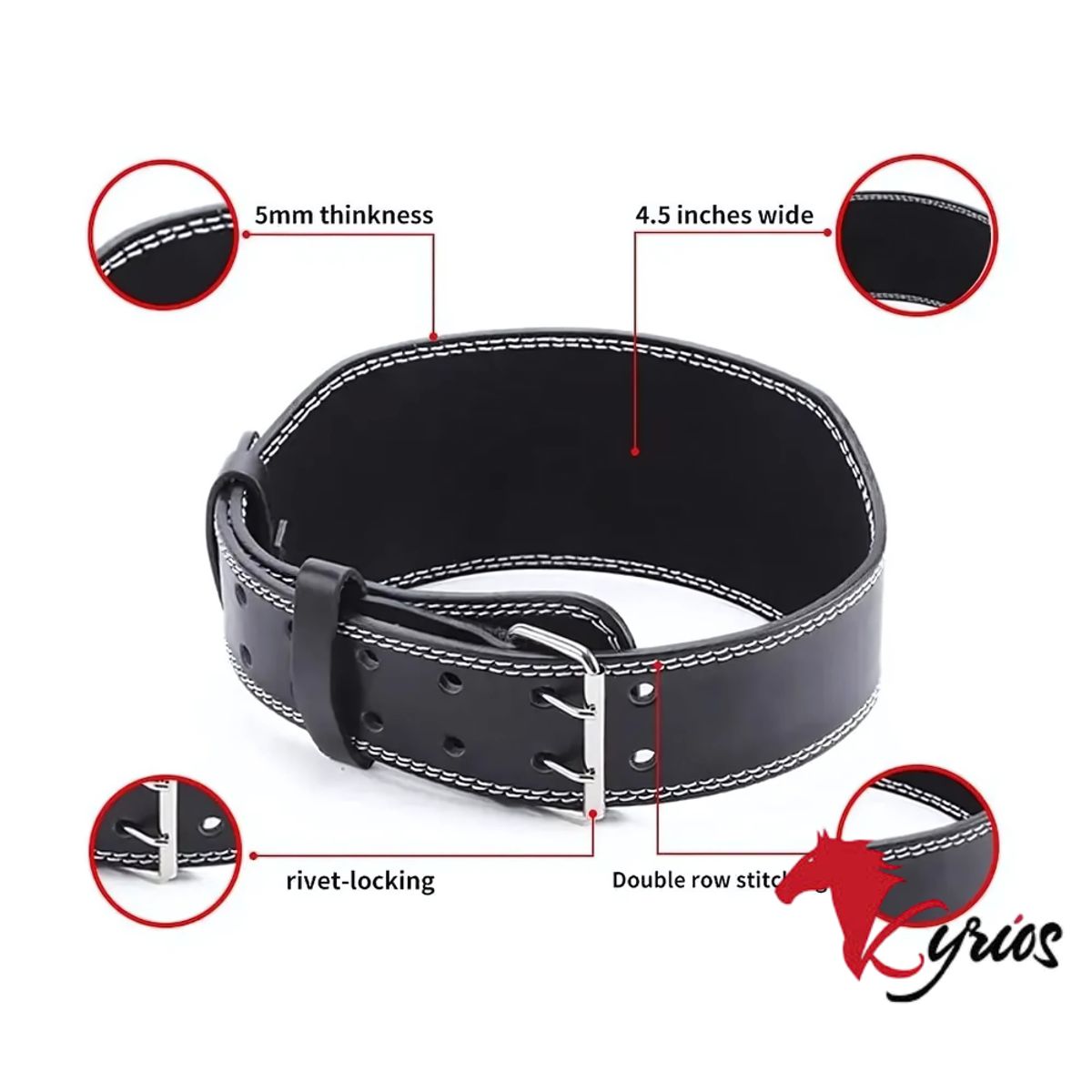 NO LOGO - Cinturón Para Levantamiento De Gym