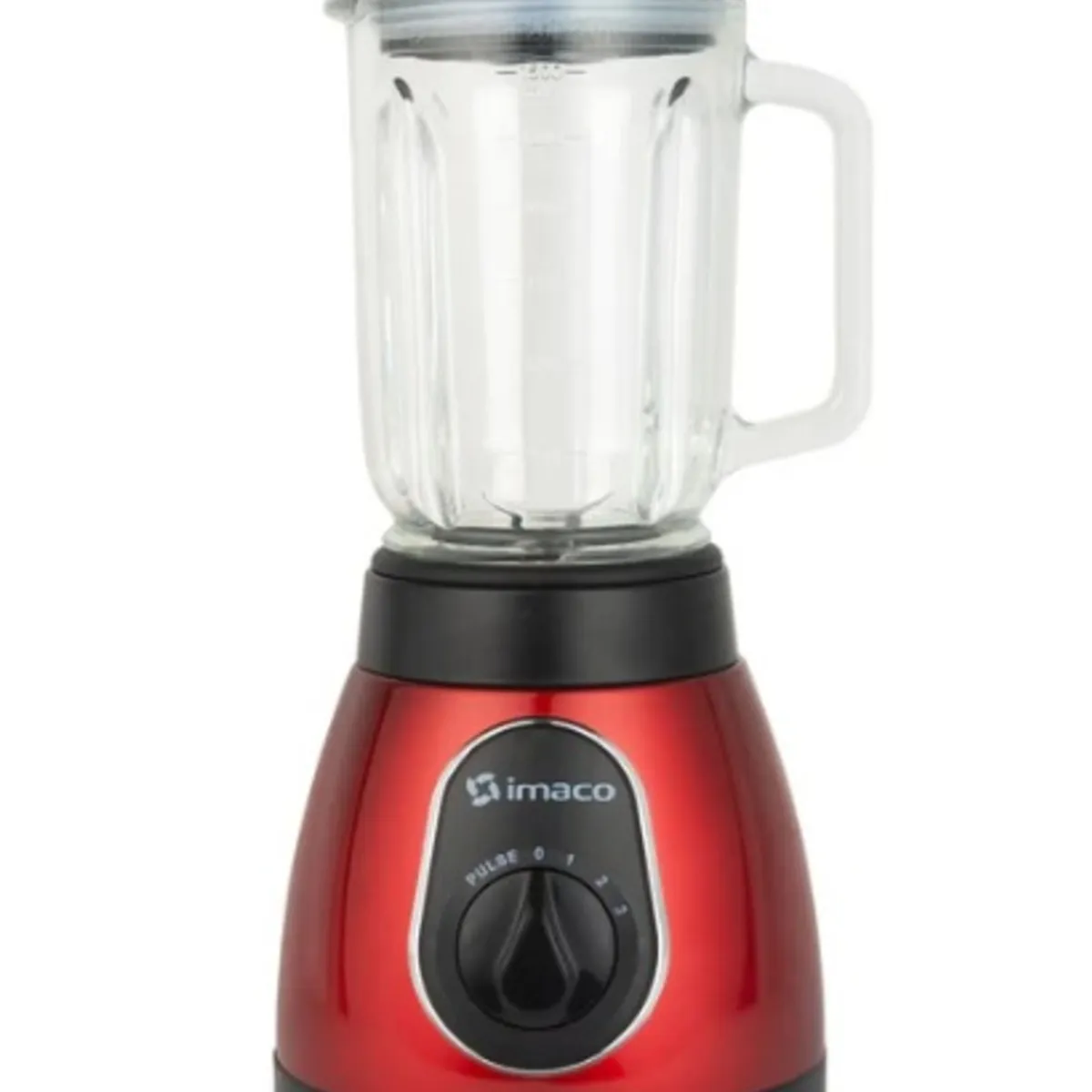 IMACO - Licuadora Imaco BLS 5388R con Vaso de Vidrio 500W-Rojo