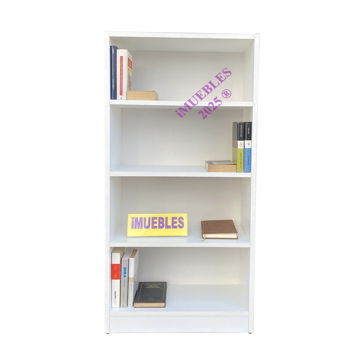 TEMEL - Estante Librero 120 cm iMUEBLES Ideal para Espacio Escolar y Estudio