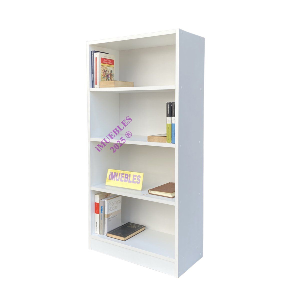 TEMEL - Estante Librero 120 cm iMUEBLES Ideal para Espacio Escolar y Estudio