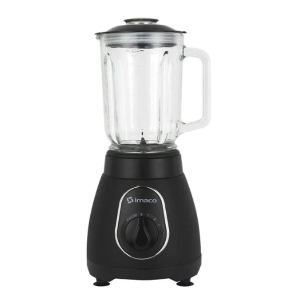 IMACO - Licuadora Imaco BLS 5388 con Vaso de Vidrio 500W-Negro