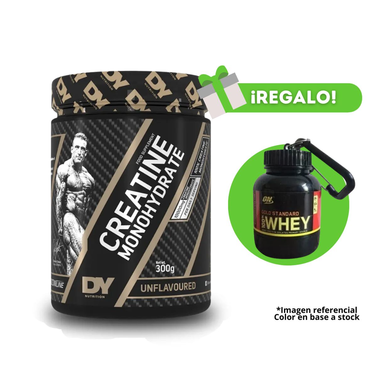 DORIAN YATES - CREATINA DORIAN YATES MONOHIDRATADA 300G + PORTAPROTEINA DE REGALO