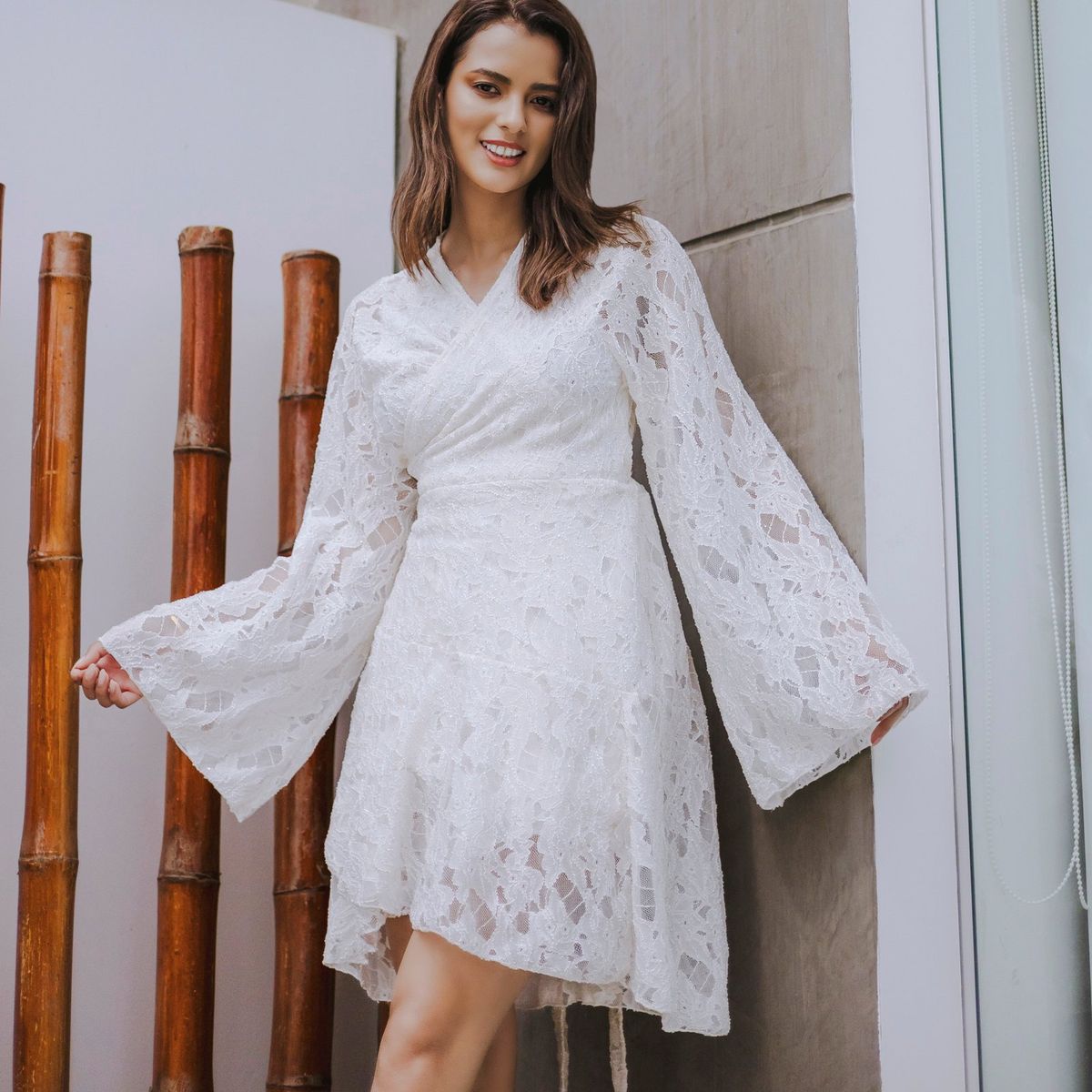 DOLCATTA - Vestido Kaori - Ivory Color - Dolcatta