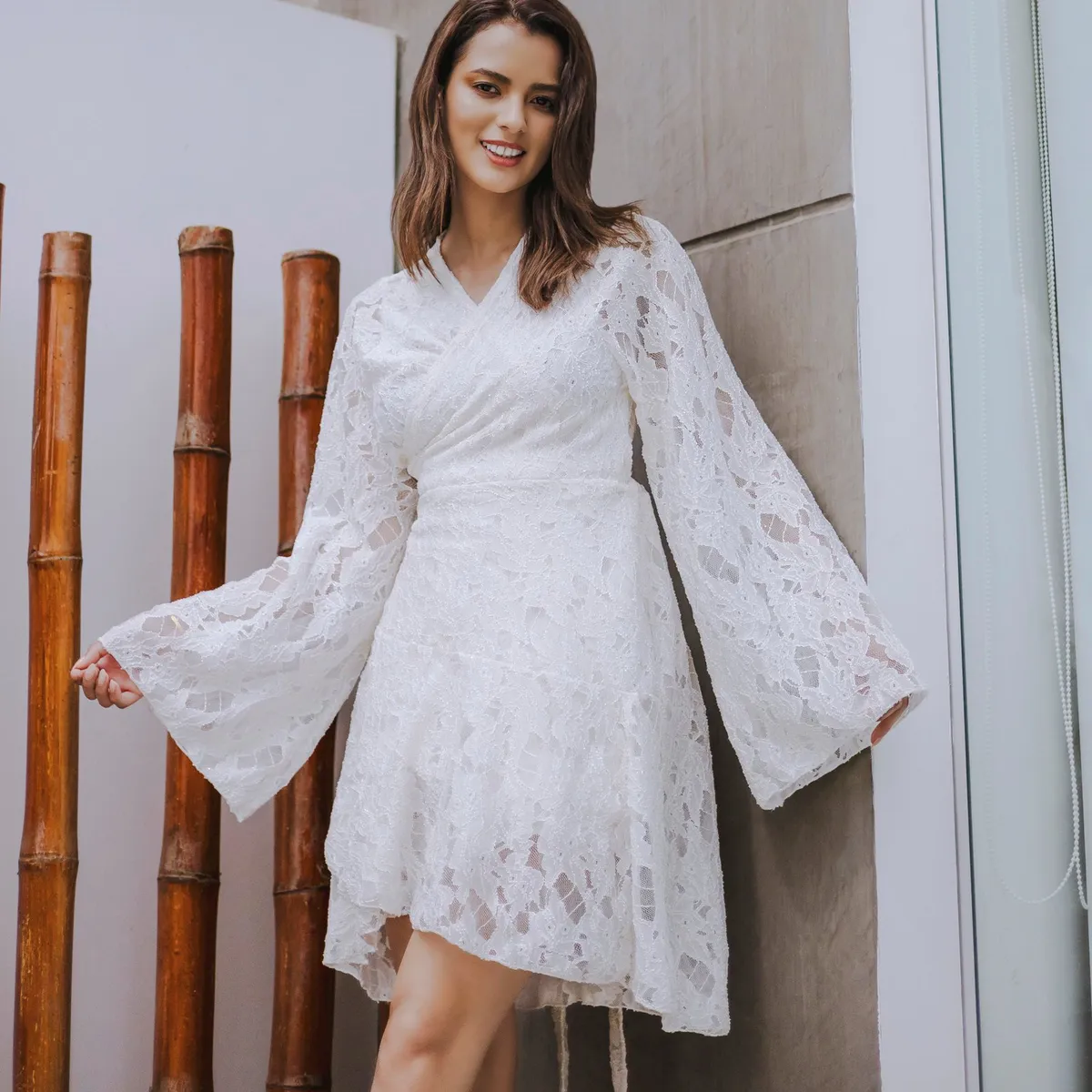 DOLCATTA - Vestido Kaori - Ivory Color - Dolcatta