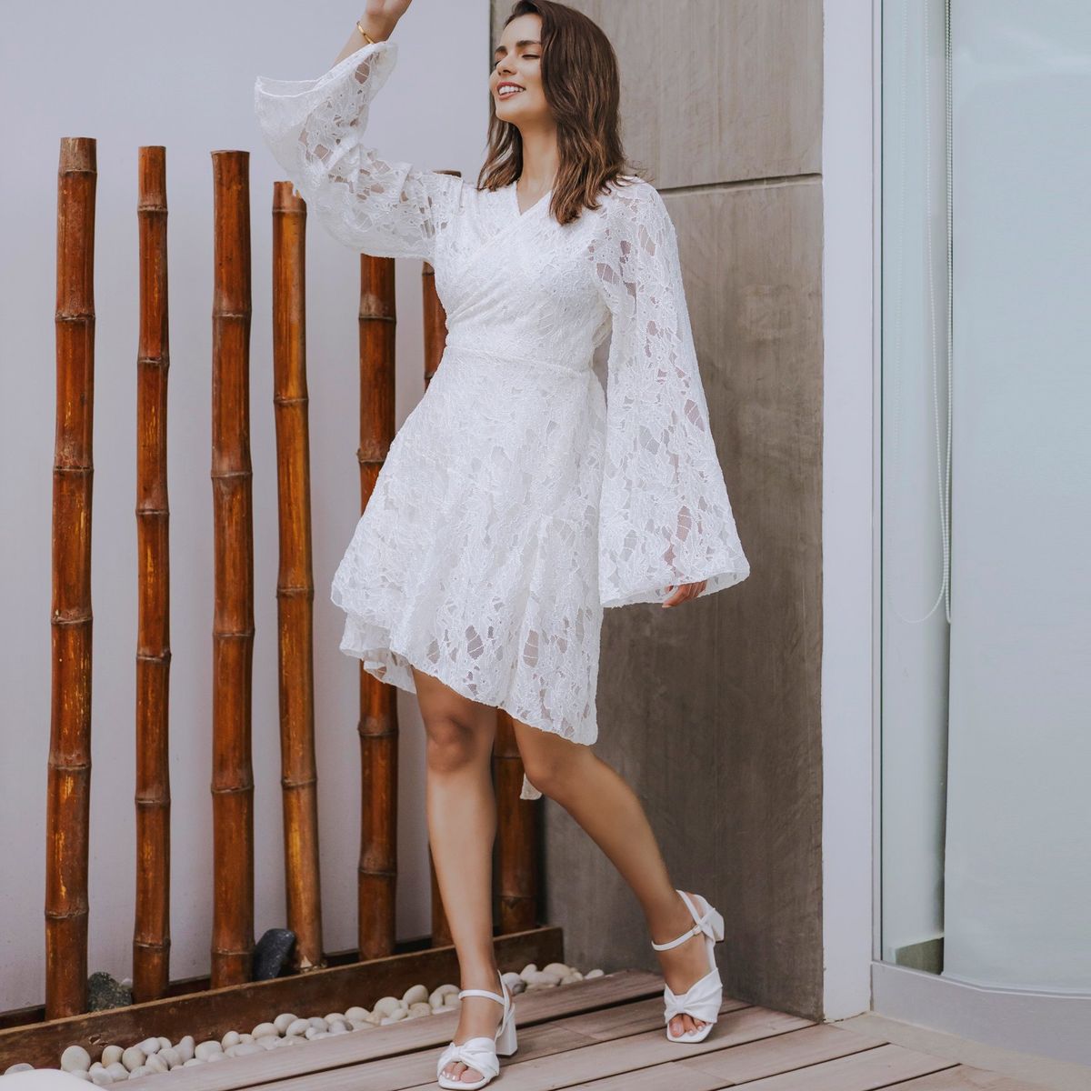 DOLCATTA - Vestido Kaori - Ivory Color - Dolcatta