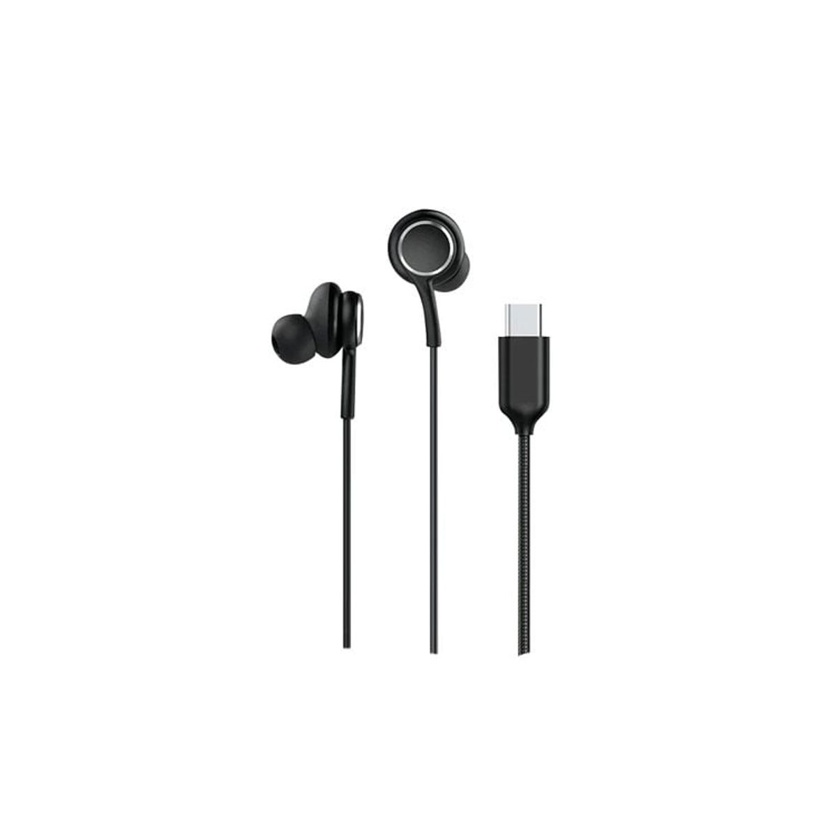 REMAX - AUDIFONOS REMAX RM-703A TIPO-C NEGRO