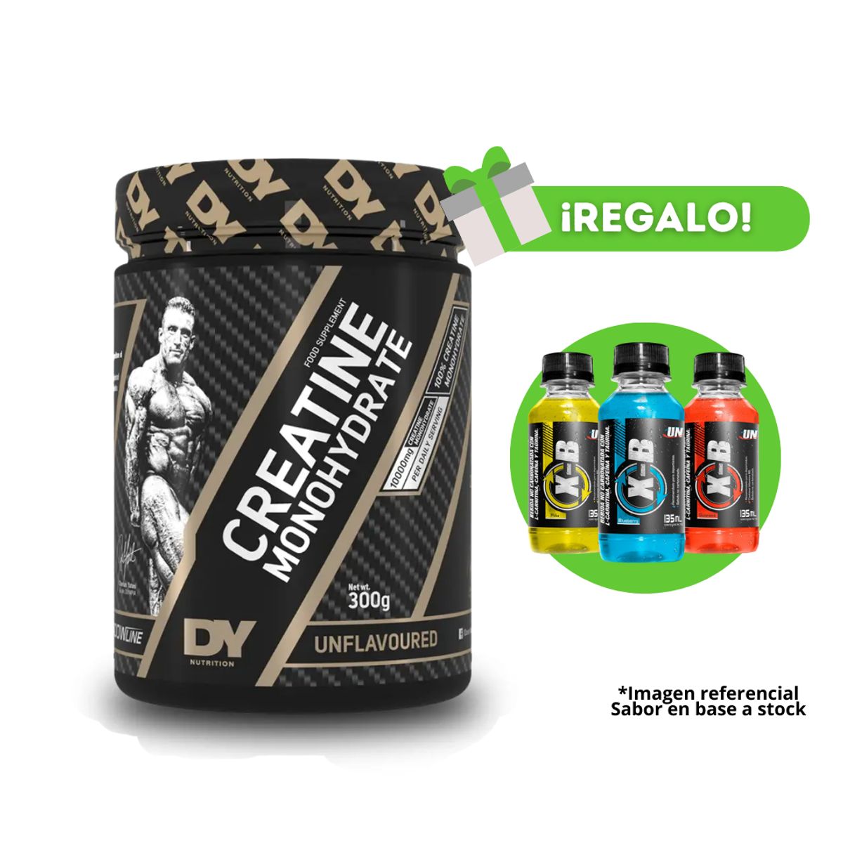 DORIAN YATES - CREATINA DORIAN YATES MONOHIDRATADA 300G + X-B DE REGALO