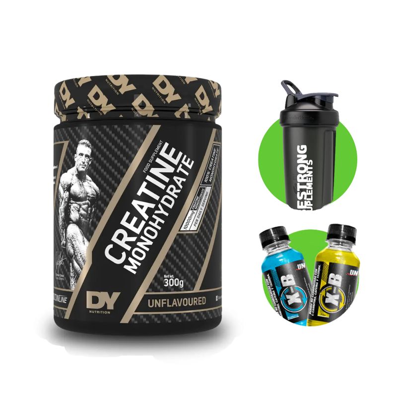 DORIAN YATES - CREATINA DORIAN YATES MONOHIDRATADA 300G + SHAKER + X-B DE REGALO