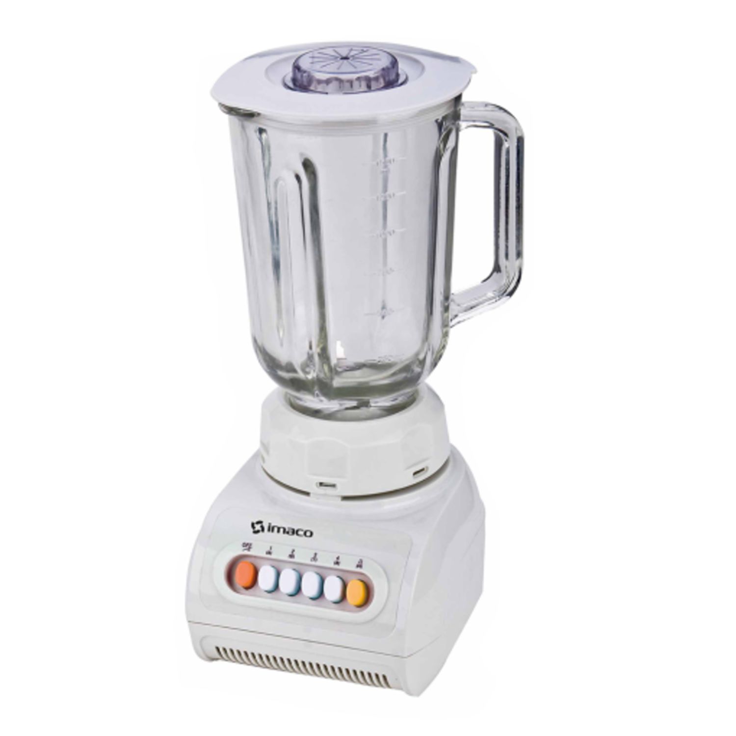 Imaco Licuadora Velocidades Vaso Vidrio 350w Blanco