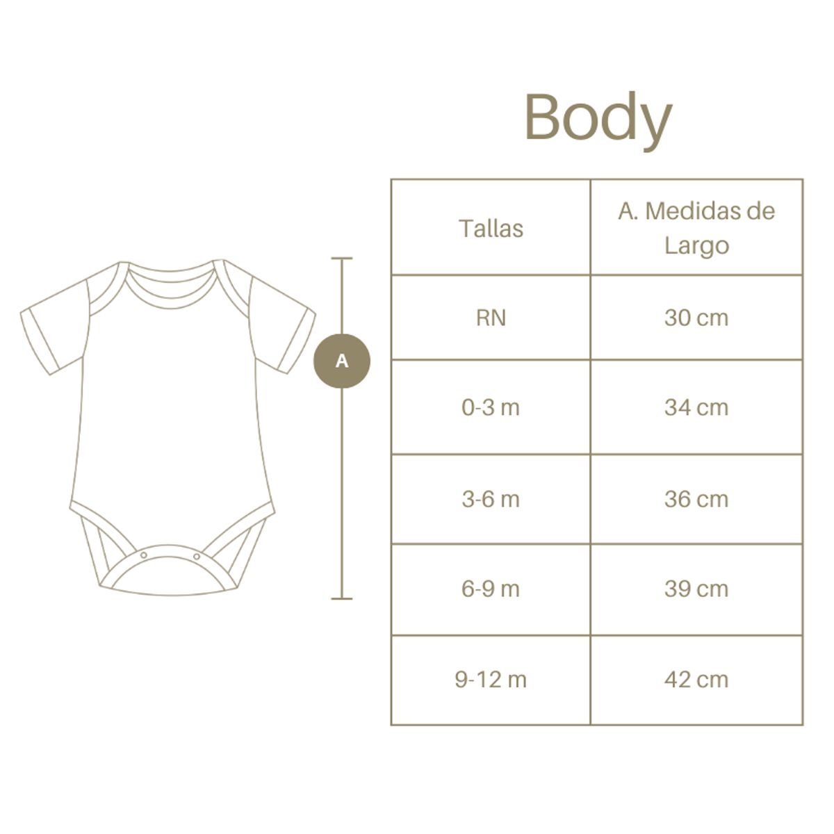 WAWA PIMA - BODY WHITE STAR MC 100%  ALGODÓN PIMA