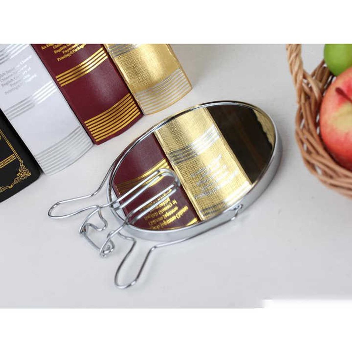 GENERICO - Espejo de mesa para maquillaje con aumento tamaño 8ª Doble cara