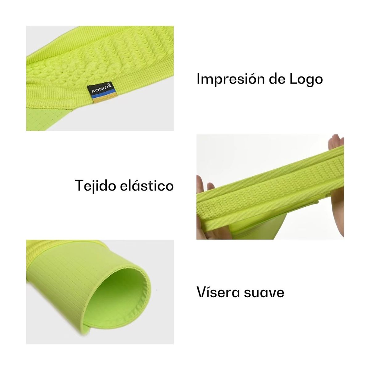 AONIJIE - Visera Deportiva Transpirable Unisex AONIJIE