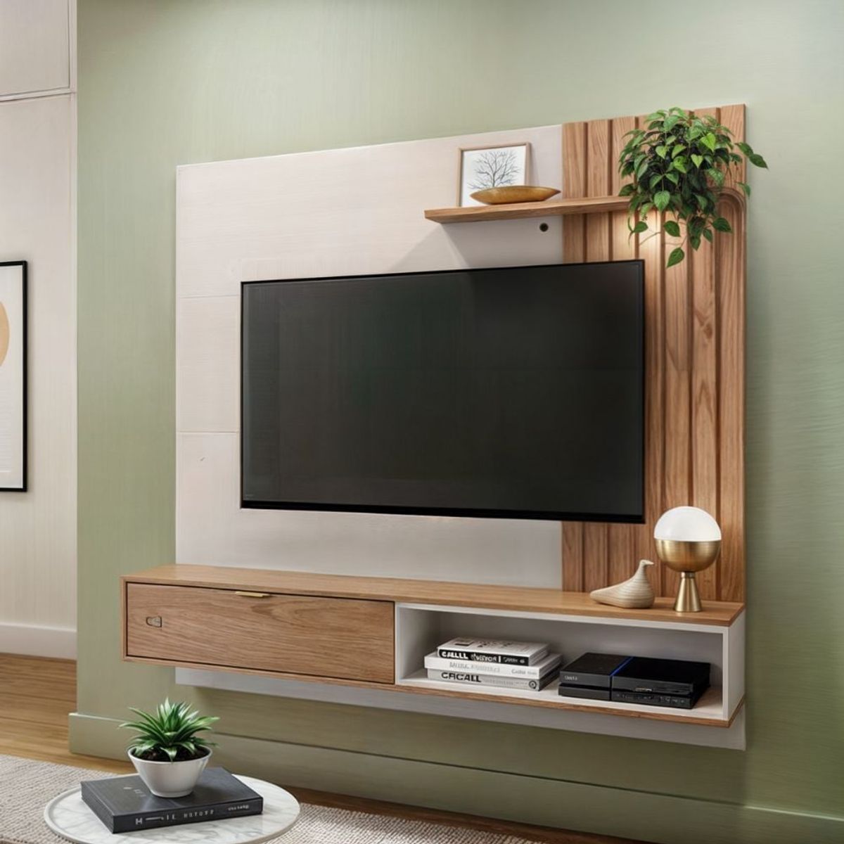 GENERICO - Centro de Entretenimiento Dicatti - Marrón y Blanco