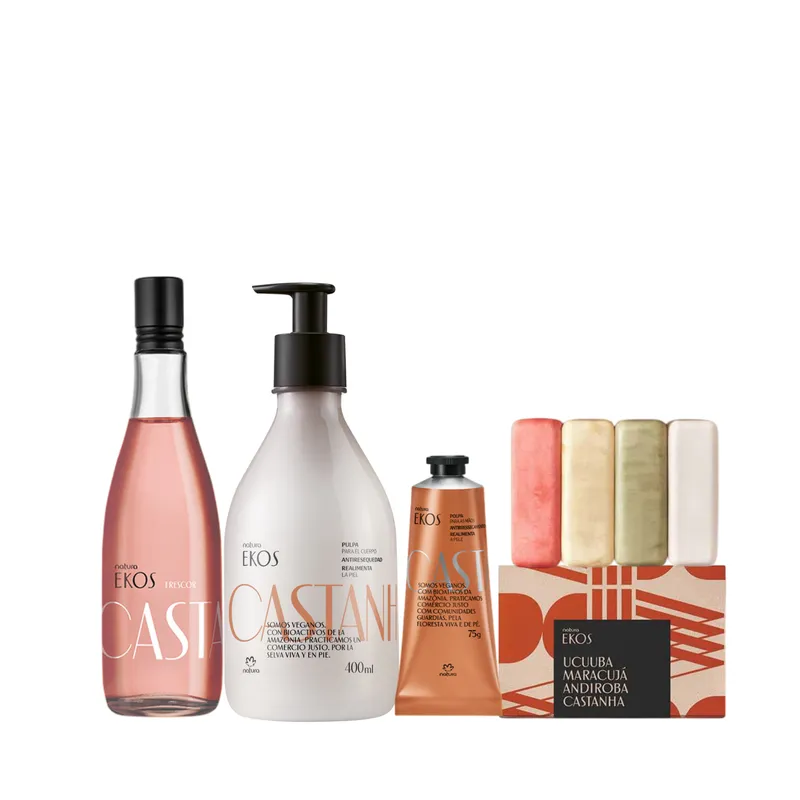 NATURA - Set Ekos Castaña x4