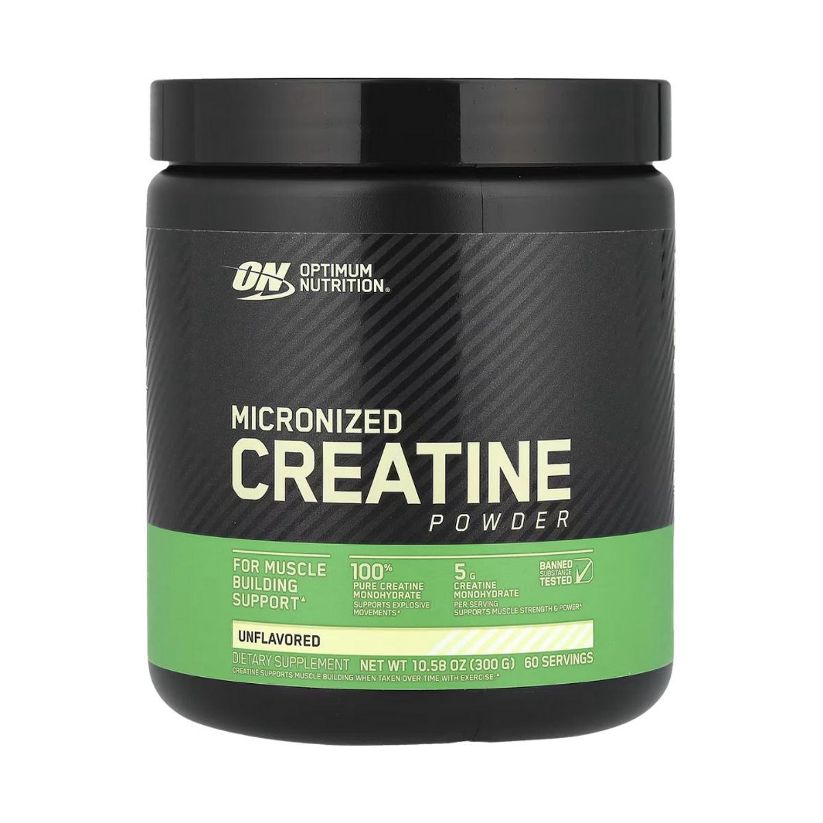 OPTIMUN NUTRITION - CREATINA OPTIMUM NUTRITION MICRONIZADA 300G + SHAKER DE REGALO
