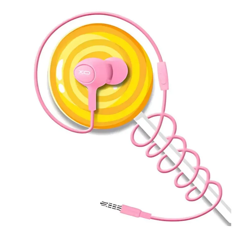 LDNIO - Audifonos con Cable Candy Series Rosa 35mm jack XO XO-S6