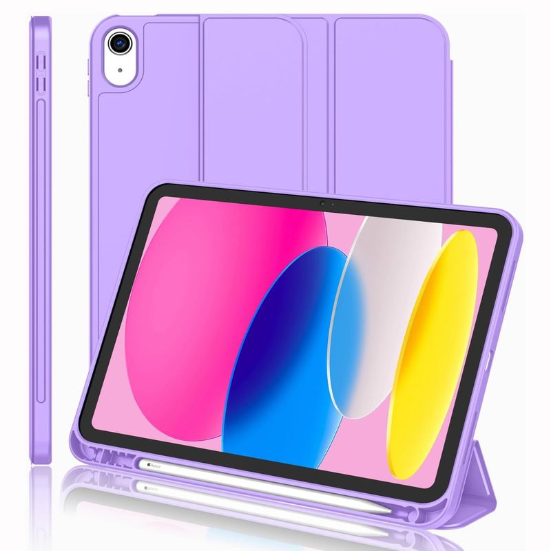 GENERICO - Funda Case Protector para iPad 10ma y 11va Generación - LILA
