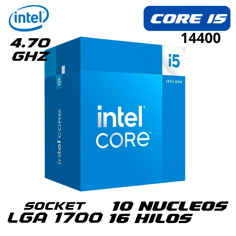 INTEL - Procesador Intel Core i5-14400 250470GHz LGA1700
