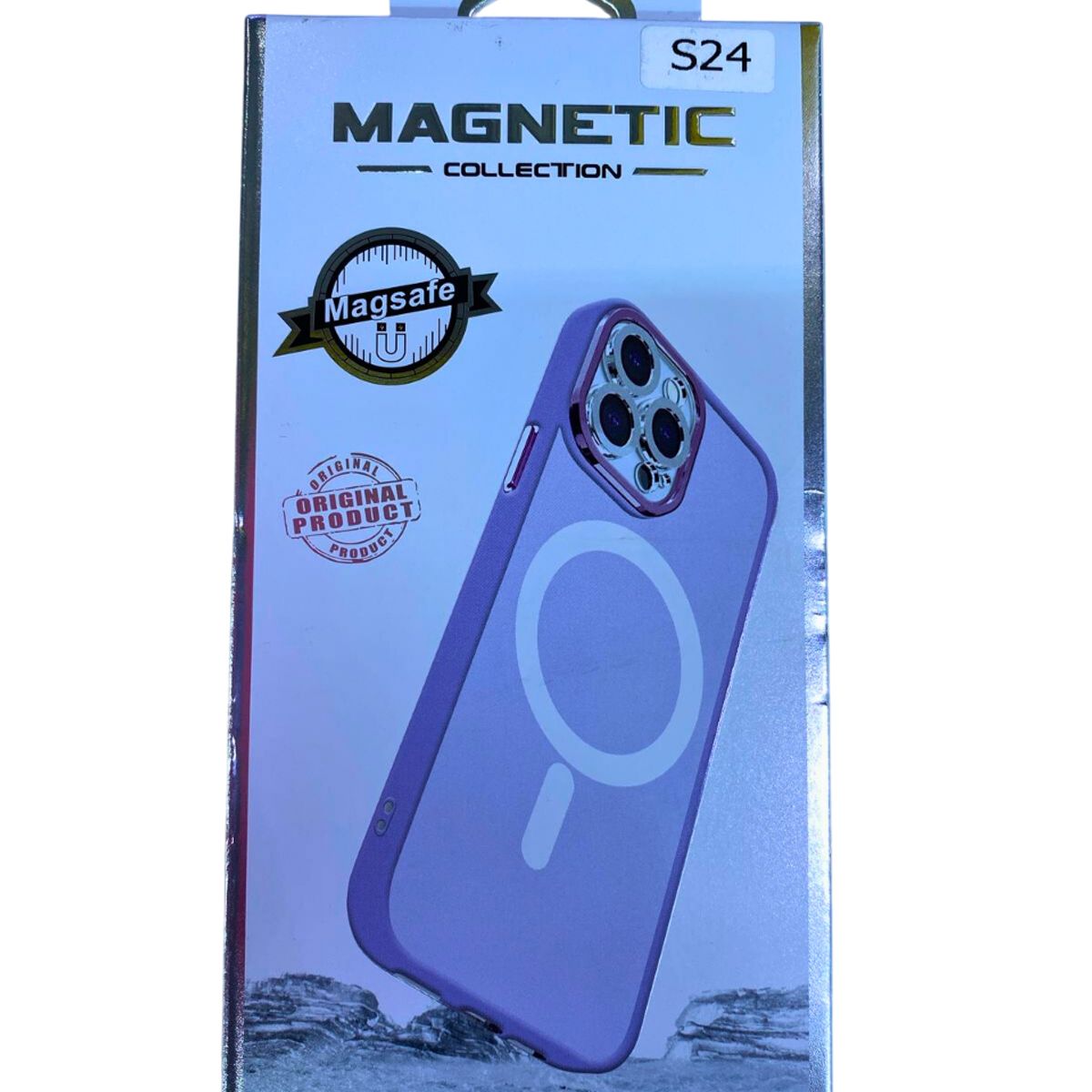 YI FEI - CASE AHUMADO CON MAGSAFE LILA  SAMSUNG S24