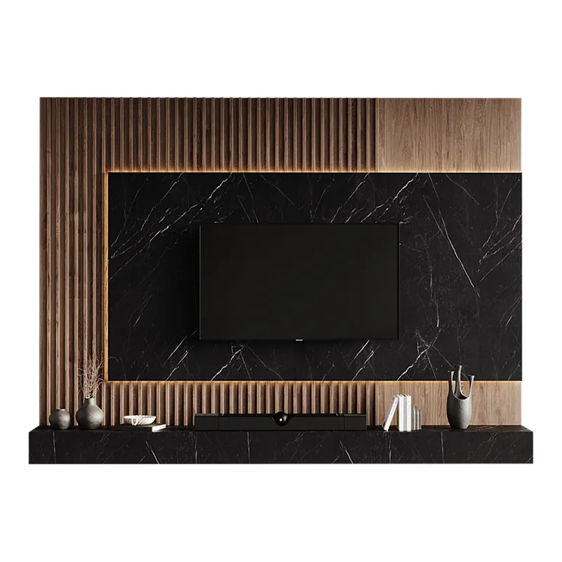 GENERICO - Centro de Entretenimiento Olet - Marrón y Negro