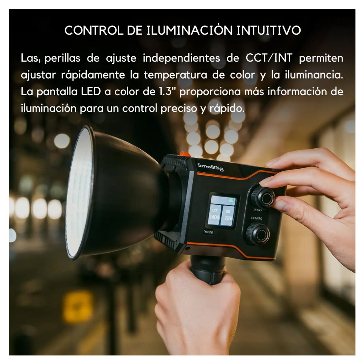 GENERICO - LUZ LED SMALLRIG RC 60B COMPACTA Y POTENTE