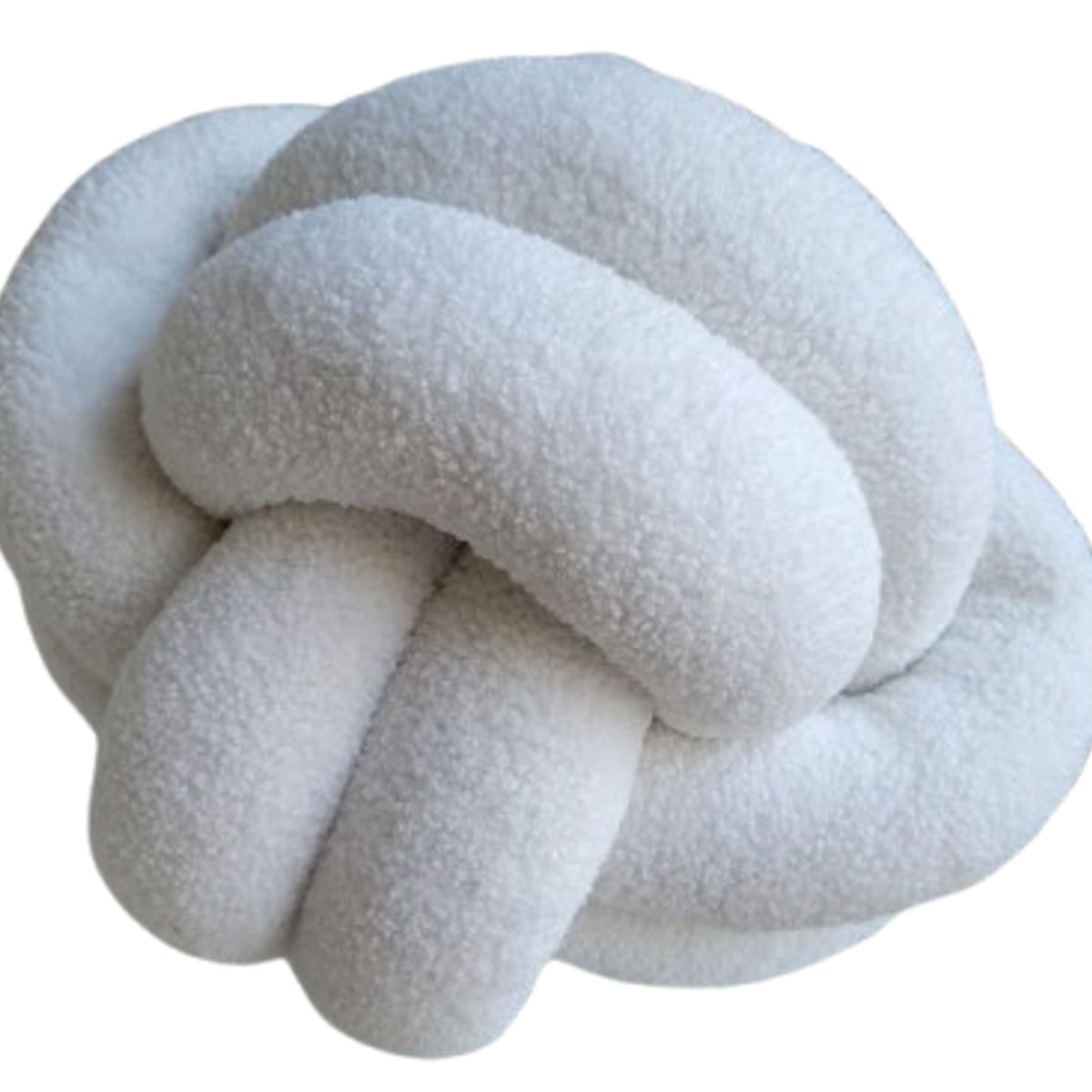 GENERICO - COJIN DECORATIVO MODELO NUDO COLOR BLANCO