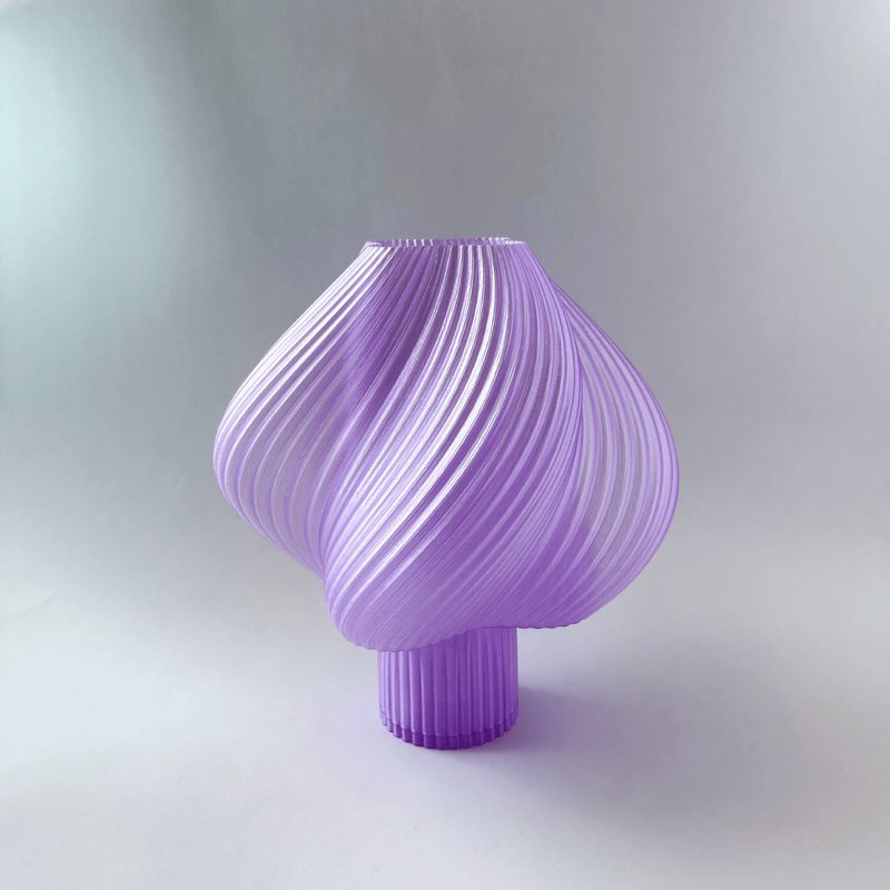 GENERICO - Lámpara SugarLush de impresión 3D Morado