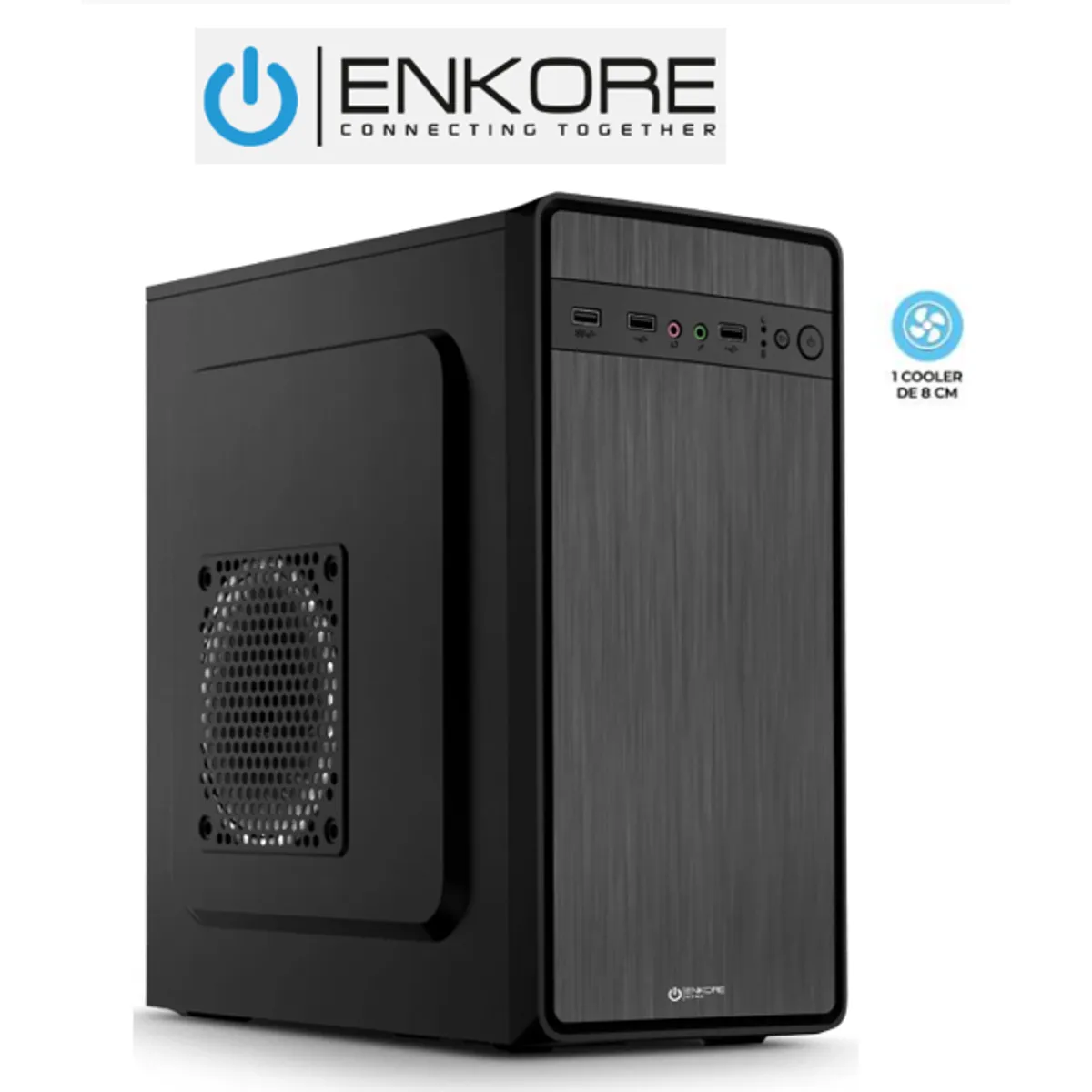 ENKORE - Case NITRO ENC 1000 micro ATX 230W 8CM FAN ENKORE