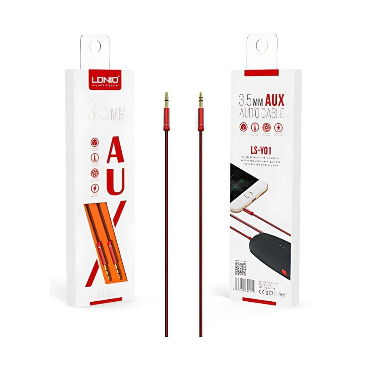 GENERICO - Cable Audio Ldnio LS-Y01 3.5 mm a 3.5 mm 1M