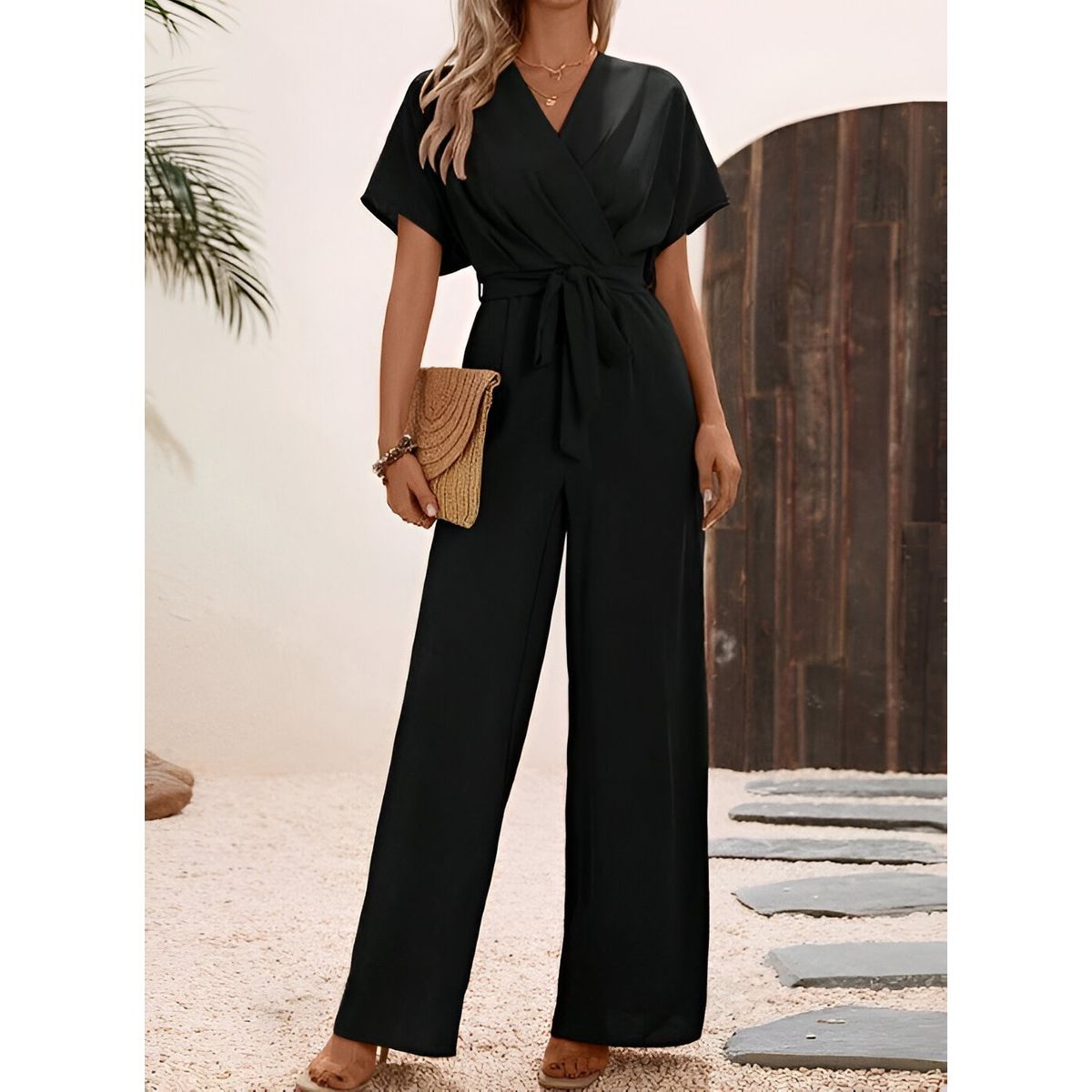 GENERICO - Enterizo pantalón en negro