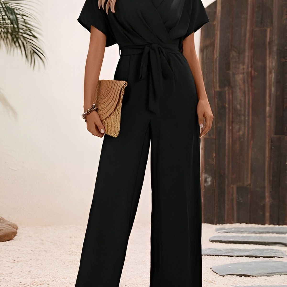 GENERICO - Enterizo pantalón en negro