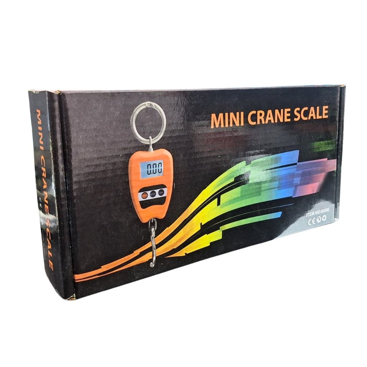 GENERICO - Balanza Colgante Mini Crane Scale 200kg Digital Naranja