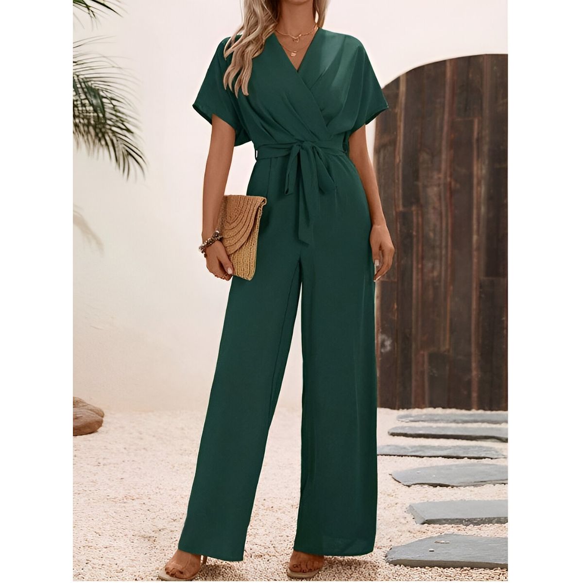 GENERICO - Enterizo pantalón en verde