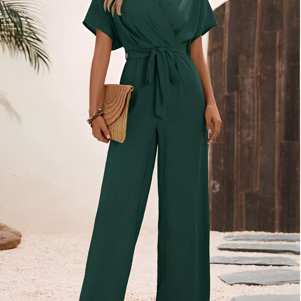 GENERICO - Enterizo pantalón en verde