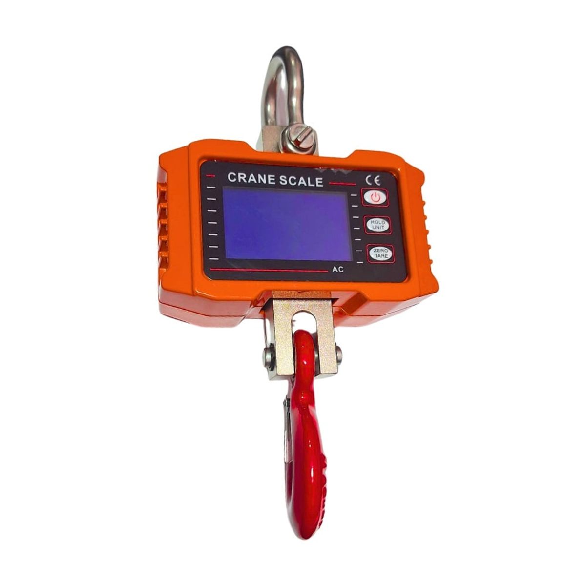 GENERICO - Balanza Industrial de Metal 500kg Recargable y Digital con Control Remoto Naranja