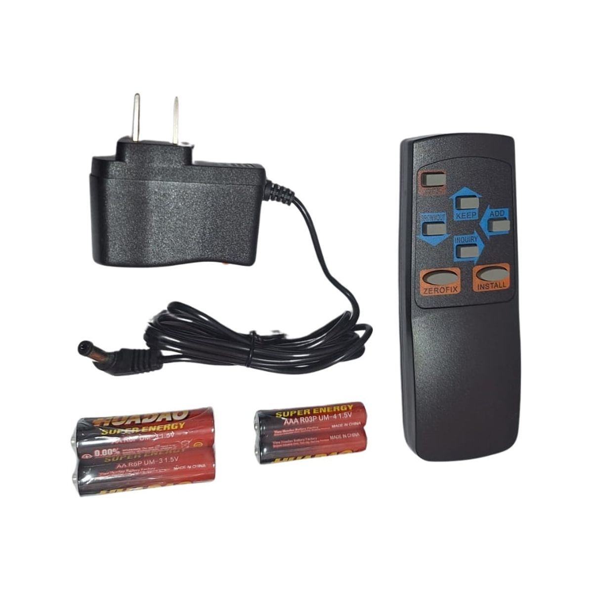 GENERICO - Balanza Industrial de Metal 500kg Recargable y Digital con Control Remoto Naranja