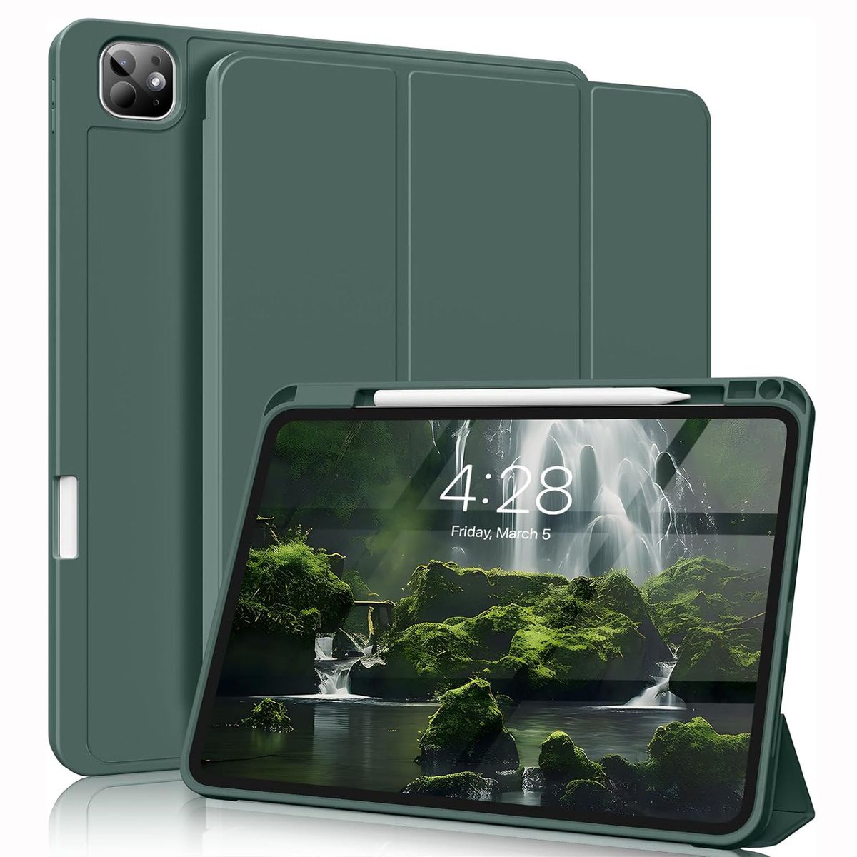 GENERICO - Funda Smart Case para iPad Pro 13 M4 (2024) - Verde