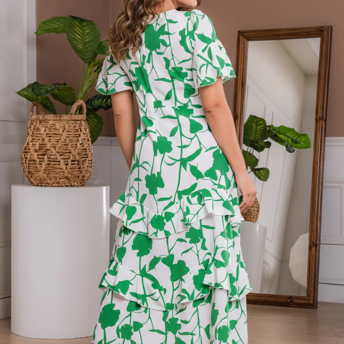 ARMA TU LOOK - VESTIDO ITALY MANGA TRES CUARTOS CON OLANES ARMA TU LOOK