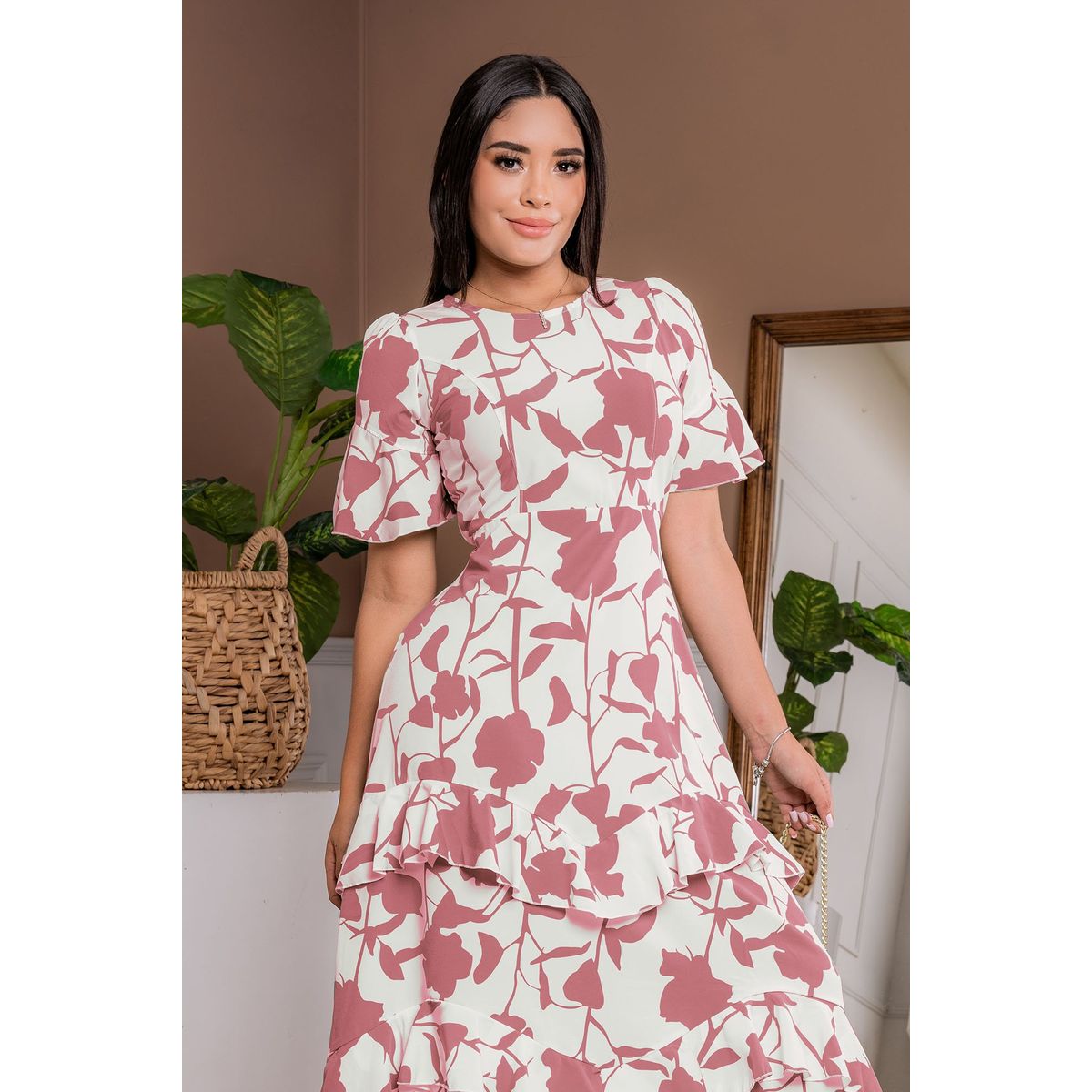 ARMA TU LOOK - VESTIDO ITALY MANGA TRES CUARTOS CON OLANES ARMA TU LOOK