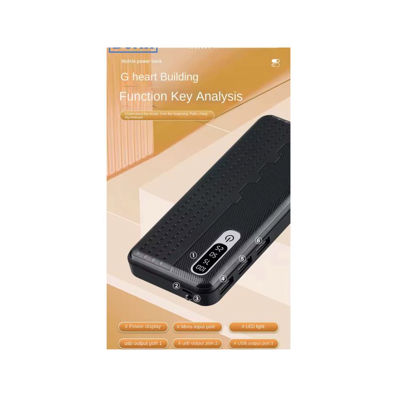 GENERICO - CARGADOR PORTATIL 20000 mAh