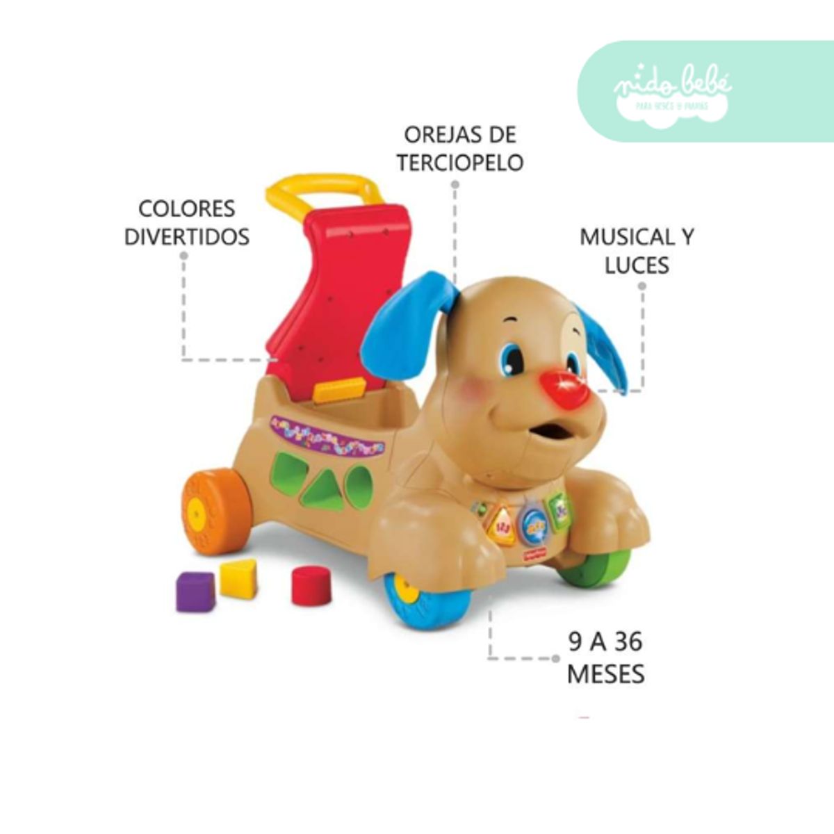 GENERICO - Caminador para bebe modelo perrito juega conmigo