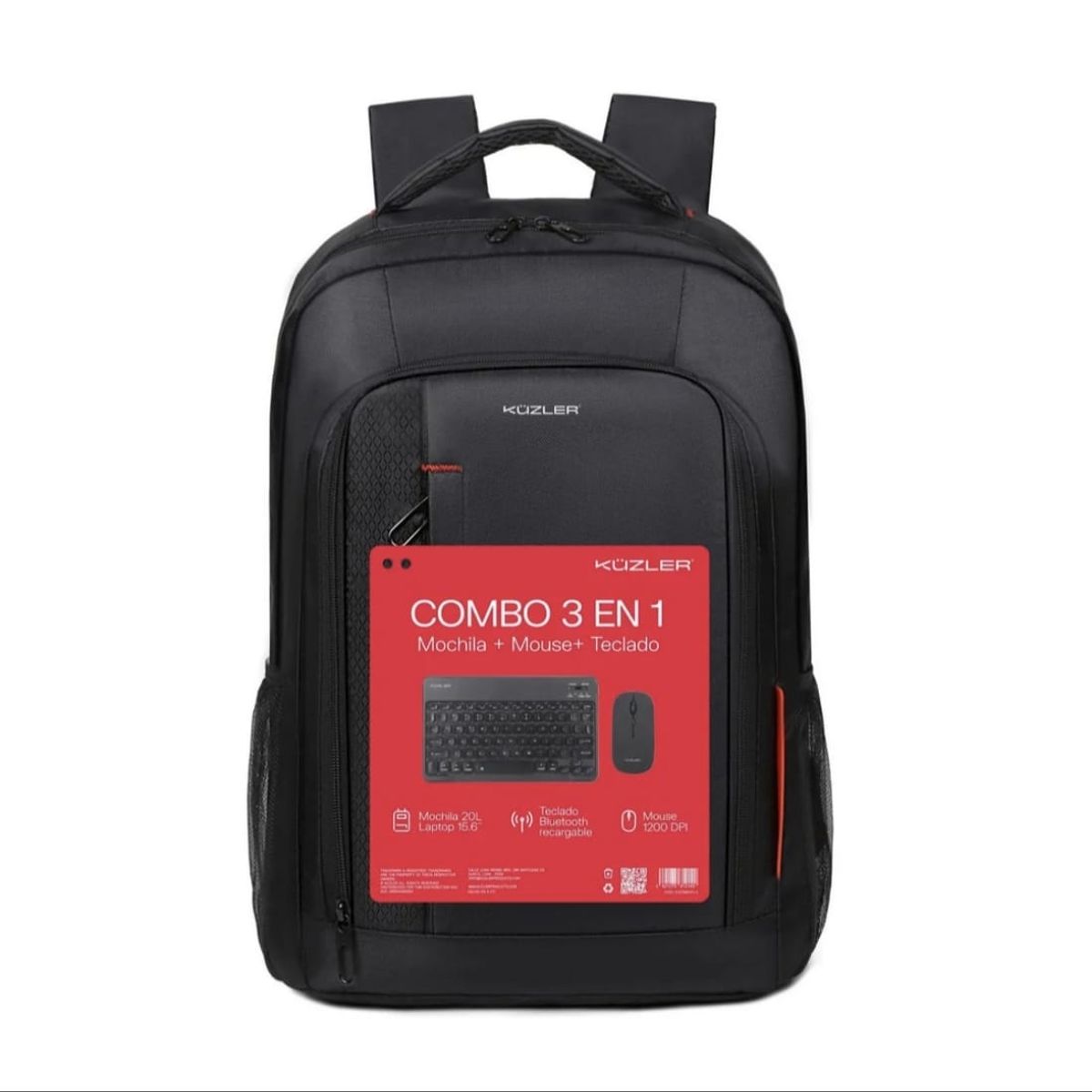 KUZLER - Combo Gearset Mochila Kuzler + Teclado + Mouse