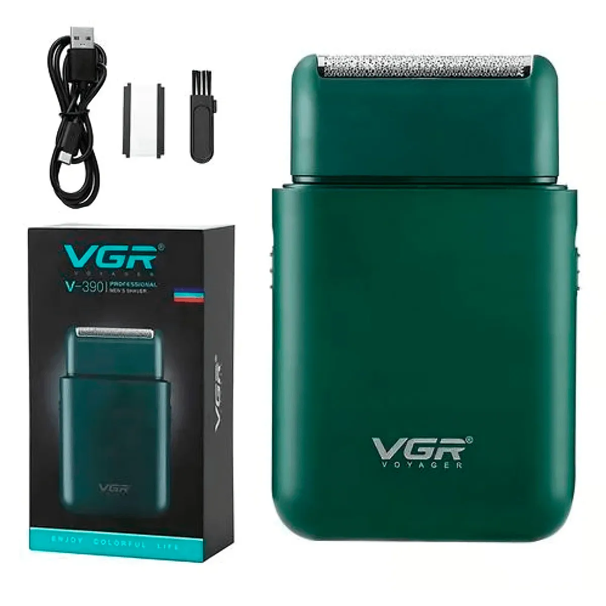 GENERICO - Afeitadora Mini Shaver Patillera Vgr V-390 Viaje Recargable