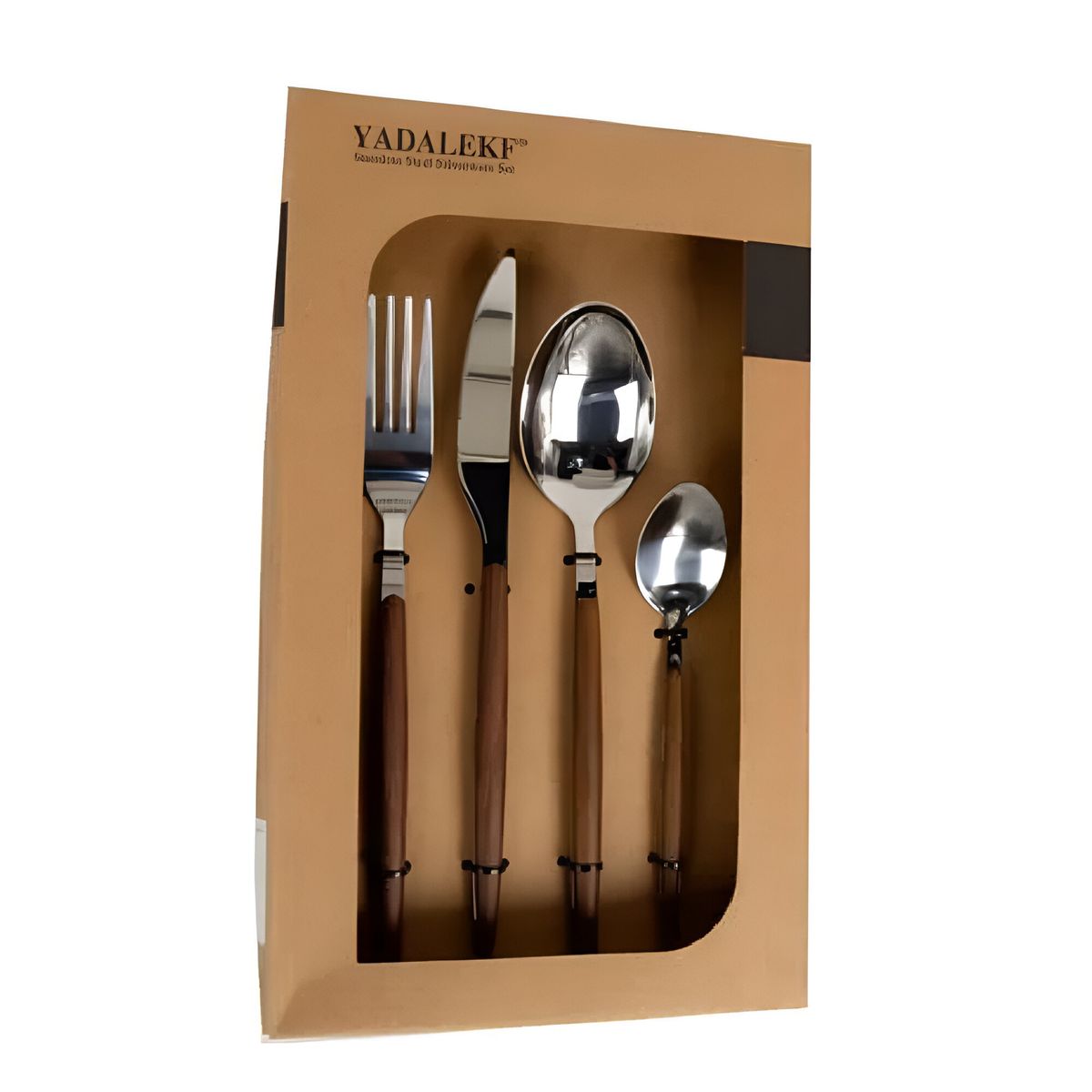 ICHIMATSU - Set Cubiertos x16 Pzas m/Madera Cutlery- ICHIMATSU- 10286558