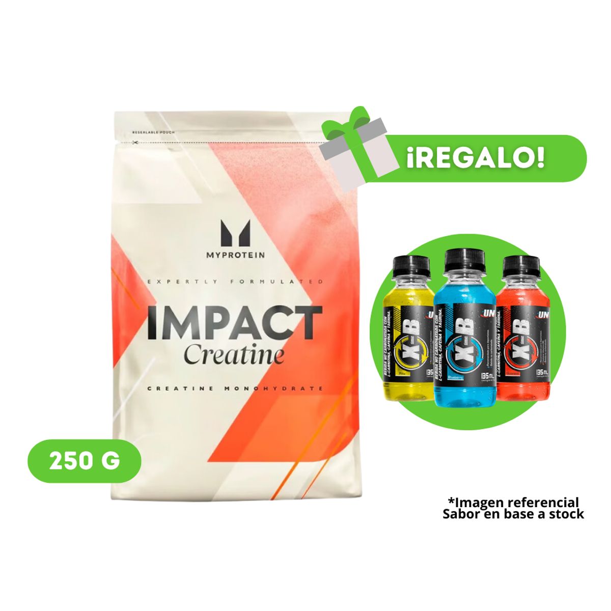 MYPROTEIN - CREATINA MY PROTEIN MONOHIDRATADA  250G + X-B DE REGALO